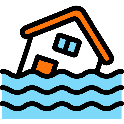 house with water damage